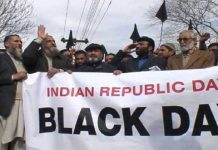 بھارتی یوم جمہوریہ پر دنیا بھر میں یوم سیاہ، مقبوضہ کشمیر میں مکمل ہڑتال